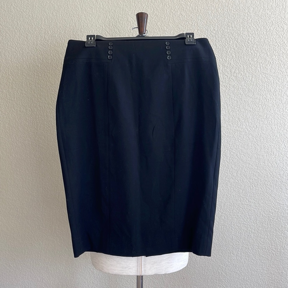 White House Black Market Black Pencil Skirt